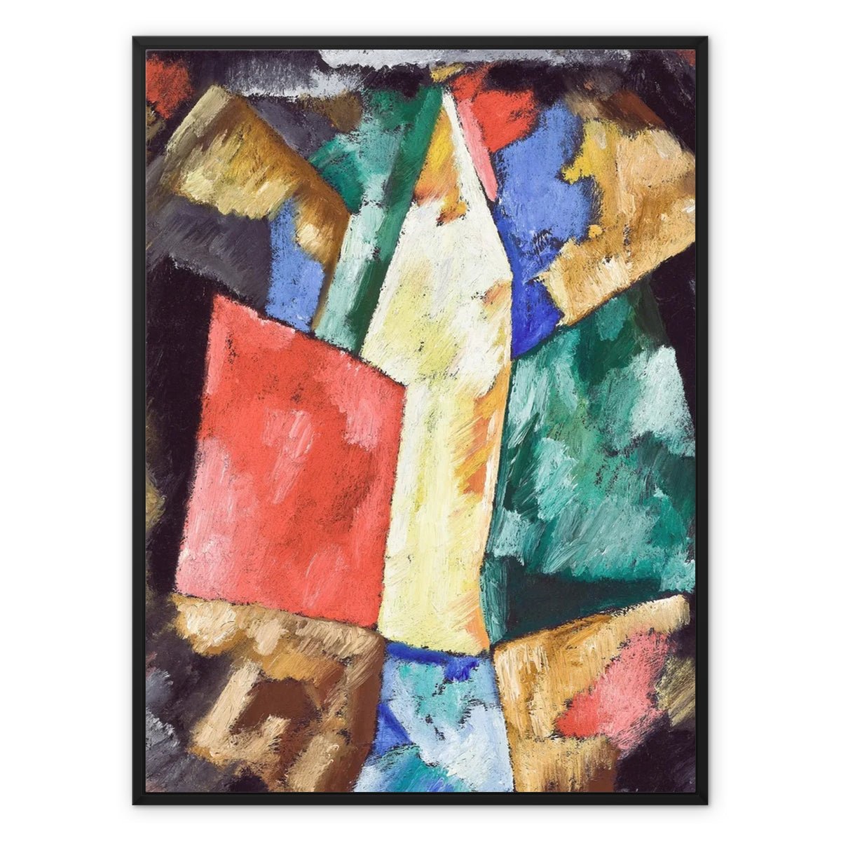 Wonky Walls - Abstraction, 1913 - Framed Canvas - Marsden Hartley - Art Prints & Framed Canvases