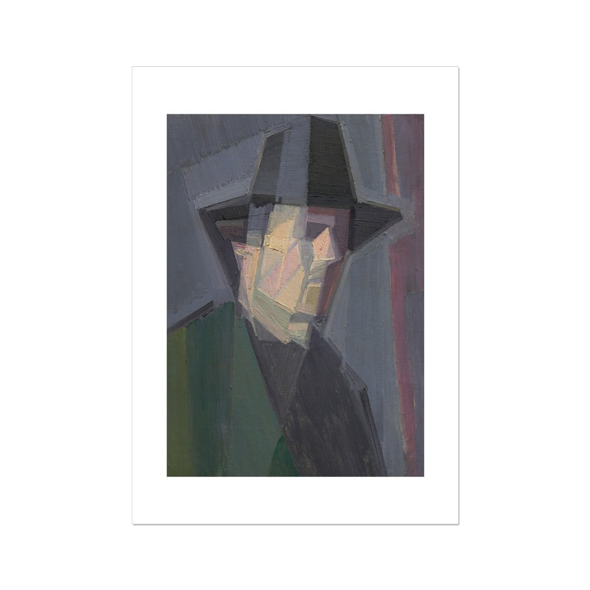 Wonky Walls - Autoportrait, 1911 - 1913 - Georges Valmier - Art Prints & Framed Canvases