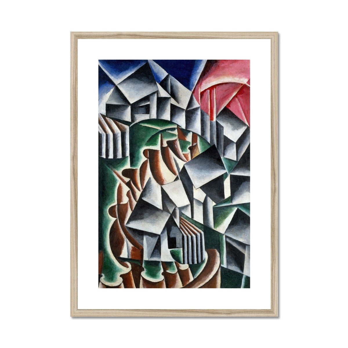 Wonky Walls - Birsk, 1916 - Lyubov Popova - Art Prints & Framed Canvases