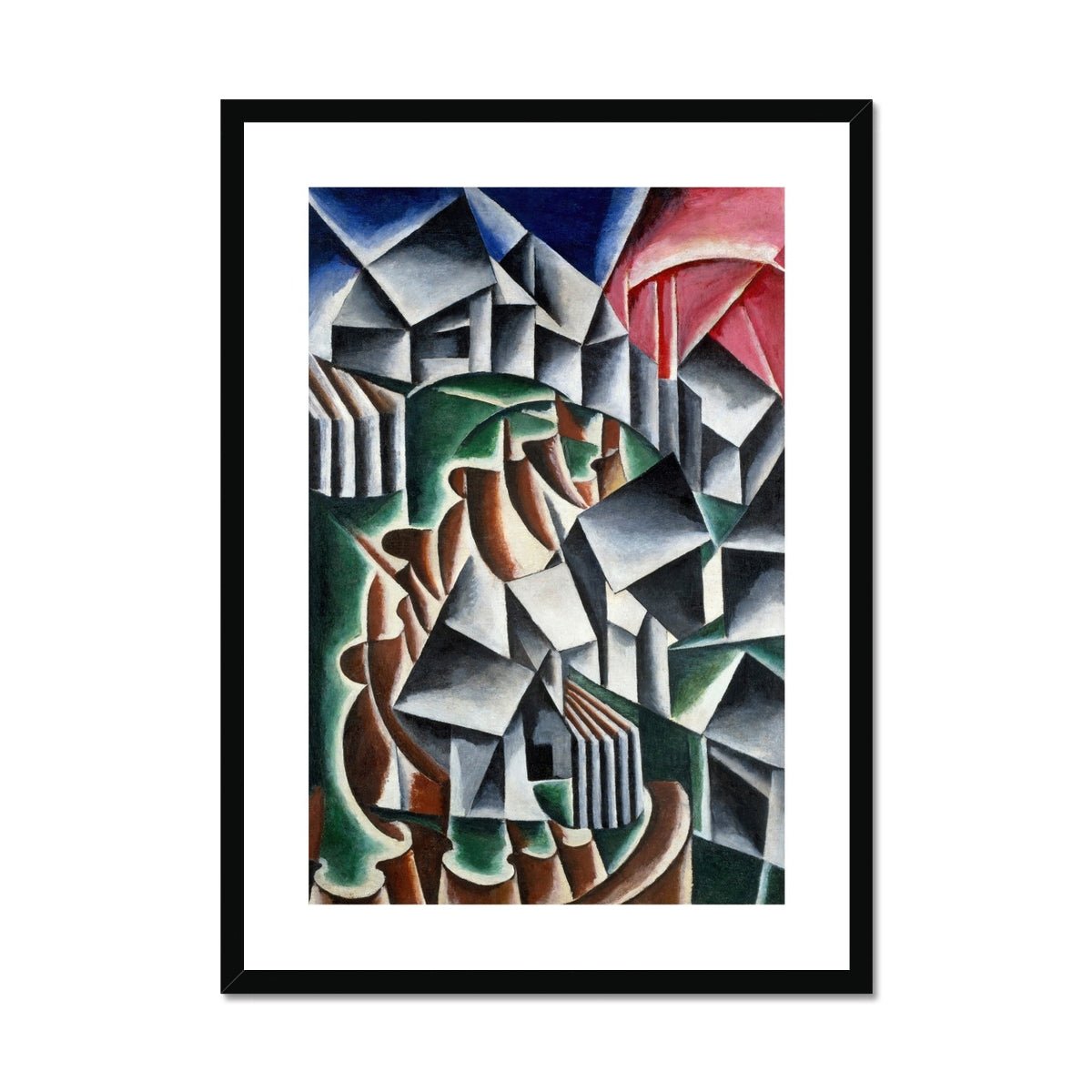 Wonky Walls - Birsk, 1916 - Lyubov Popova - Art Prints & Framed Canvases