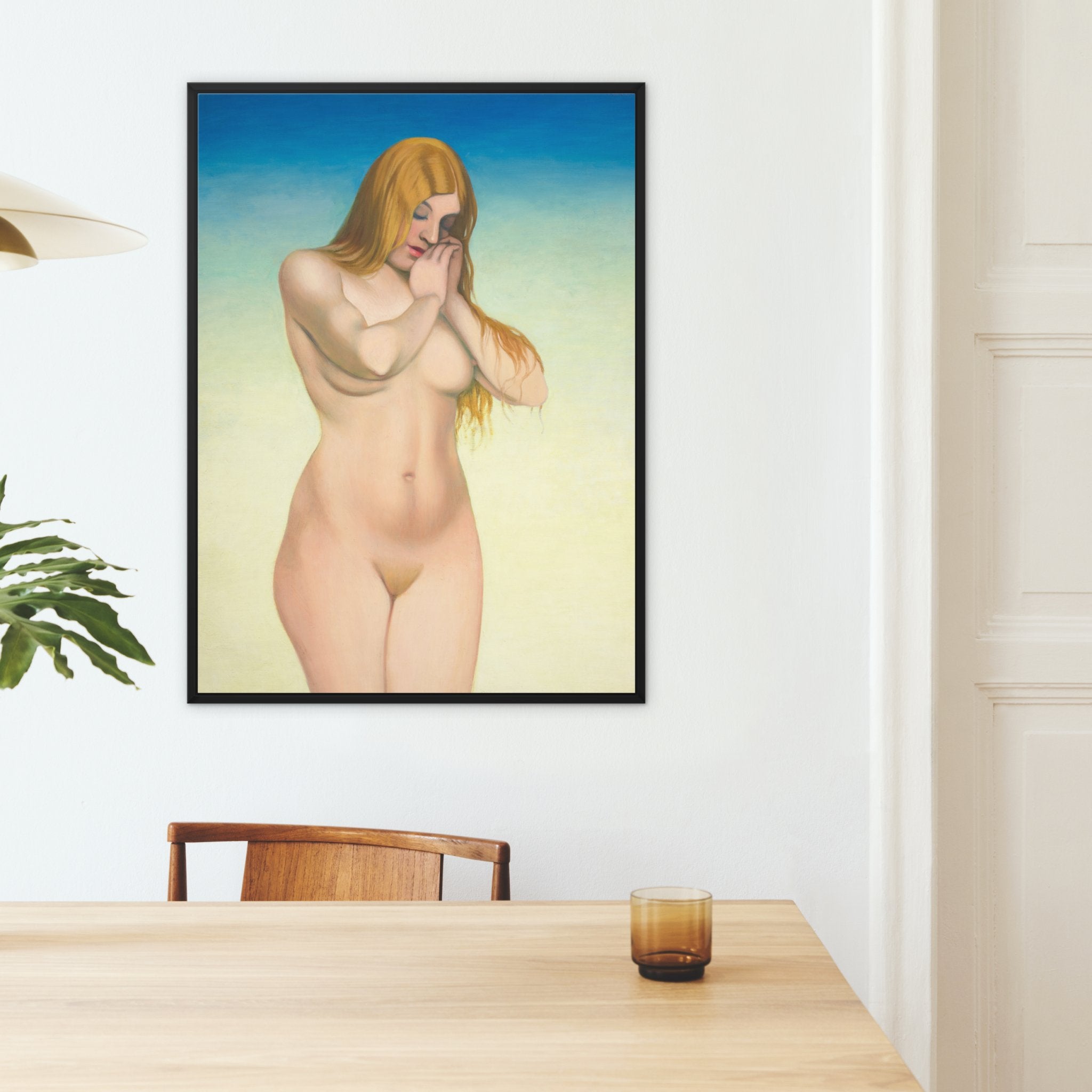 Wonky Walls - Blonde Nude, 1921 - Framed Canvas - Félix Vallotton - Art Prints & Framed Canvases