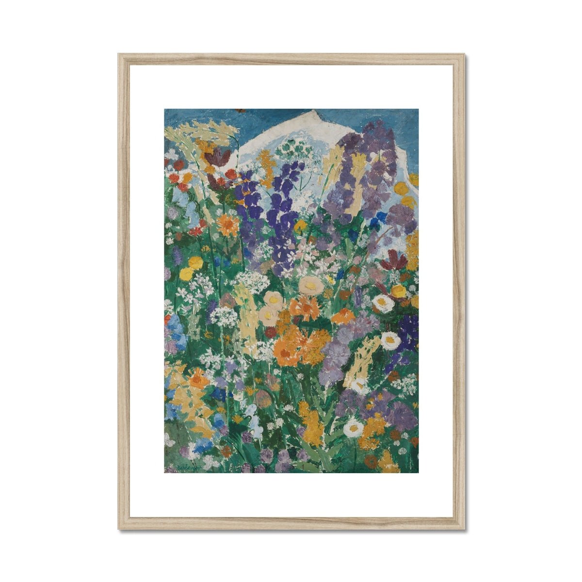 Wonky Walls - Blumen am Berg, 1921 - 1923 Framed Print - Prodigi - Art Prints & Framed Canvases