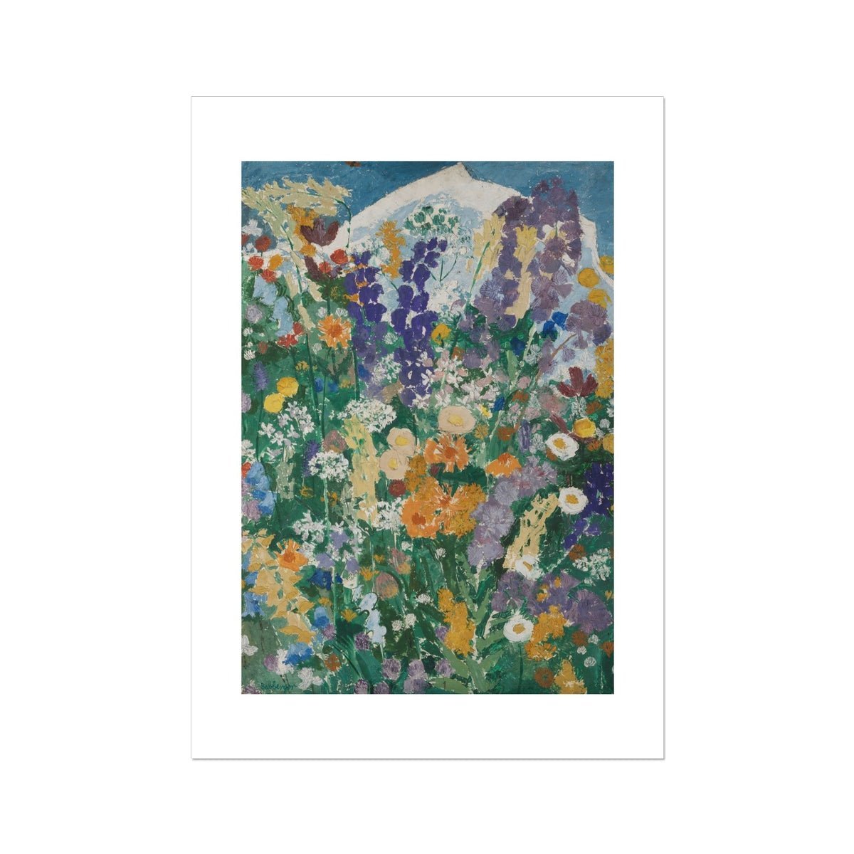 Wonky Walls - Blumen am Berg, 1921 - 1923 Framed Print - Prodigi - Art Prints & Framed Canvases