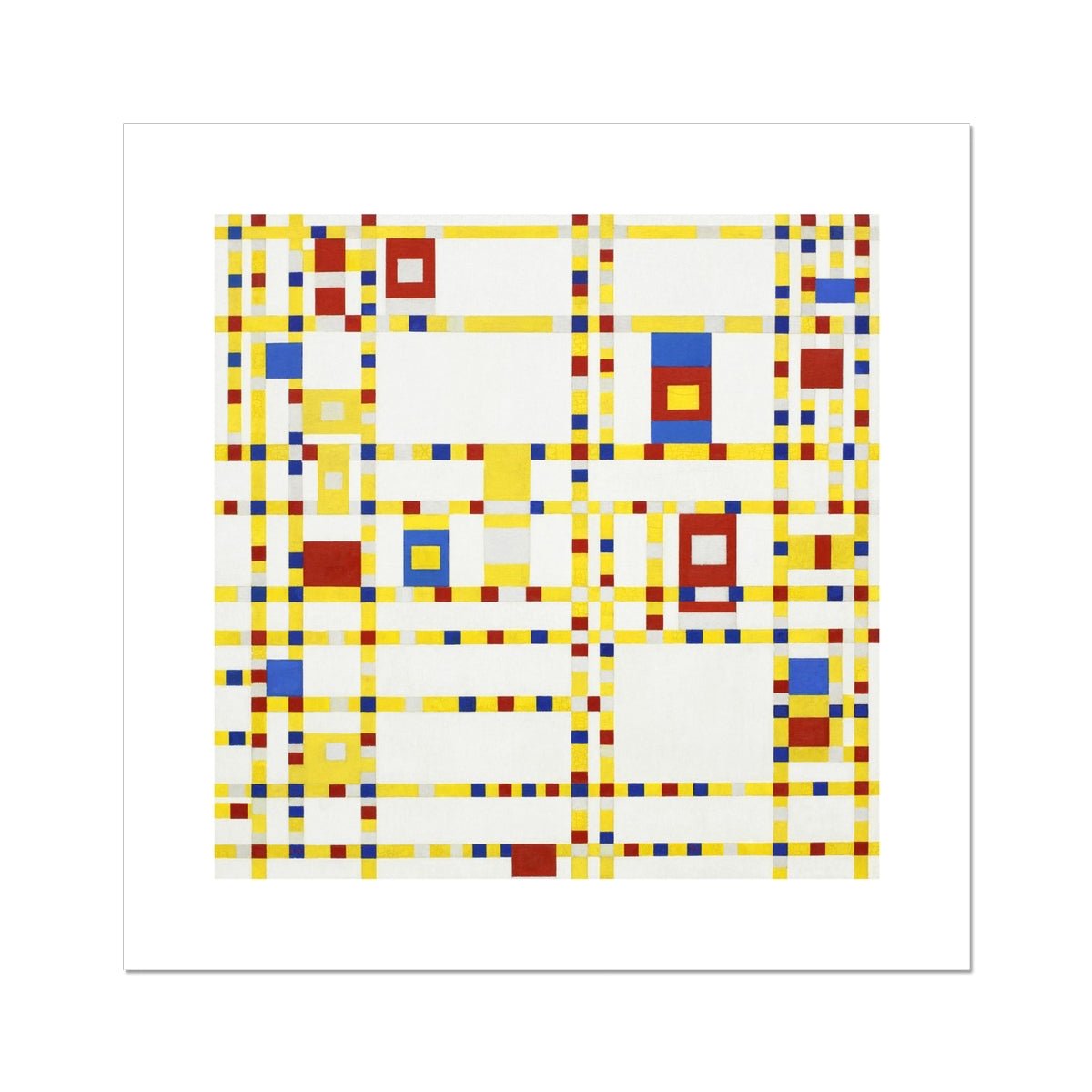 Wonky Walls - Broadway Boogie Woogie, 1942–1943 - Piet Mondrian - Art Prints & Framed Canvases