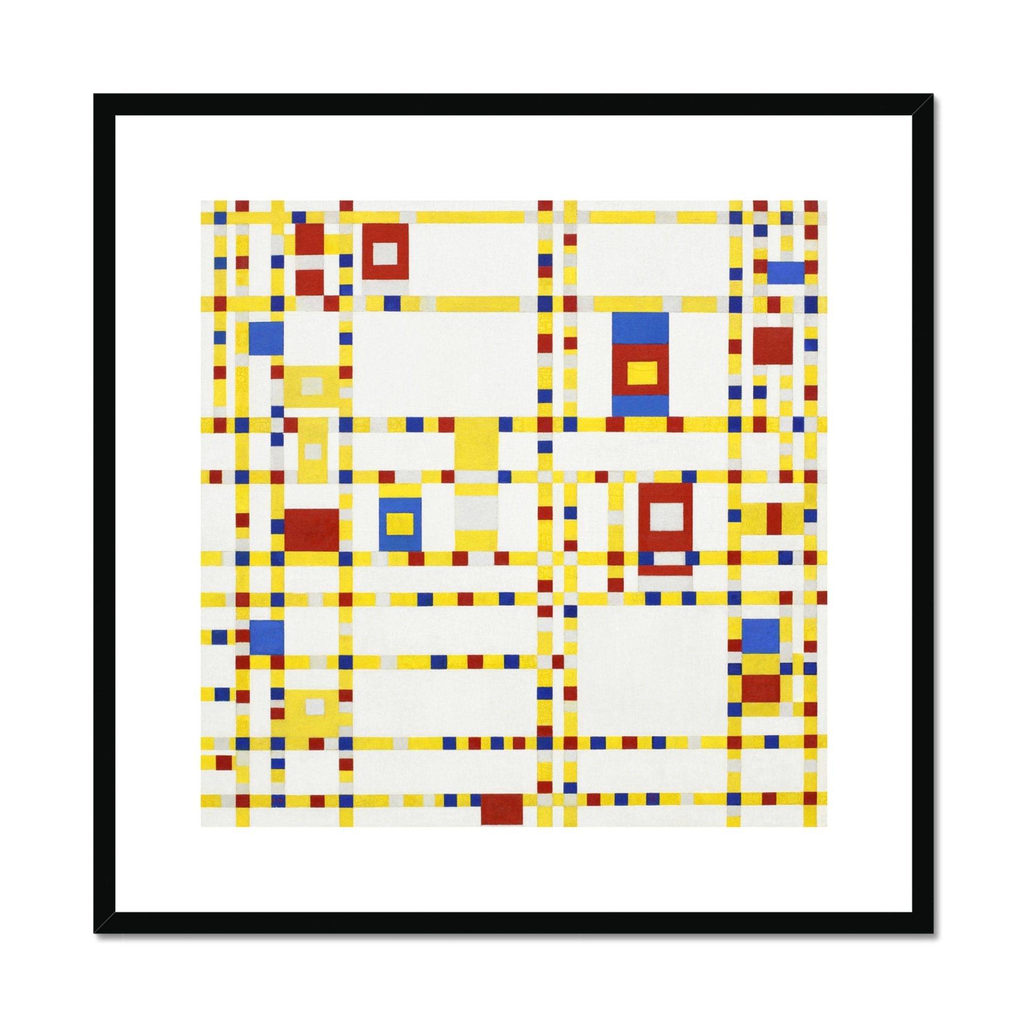 Wonky Walls - Broadway Boogie Woogie, 1942–1943 - Piet Mondrian - Art Prints & Framed Canvases