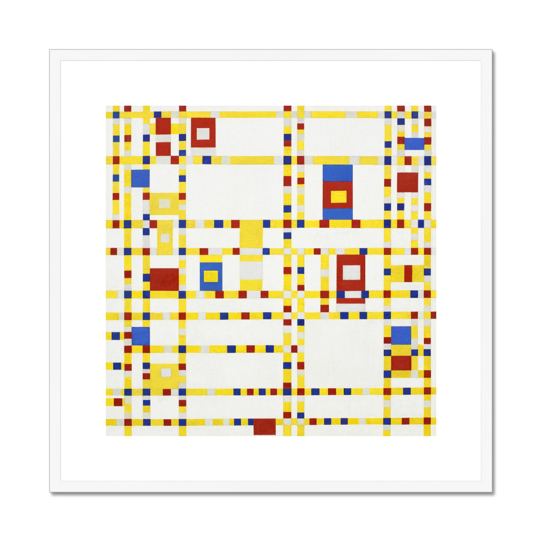 Wonky Walls - Broadway Boogie Woogie, 1942–1943 - Piet Mondrian - Art Prints & Framed Canvases