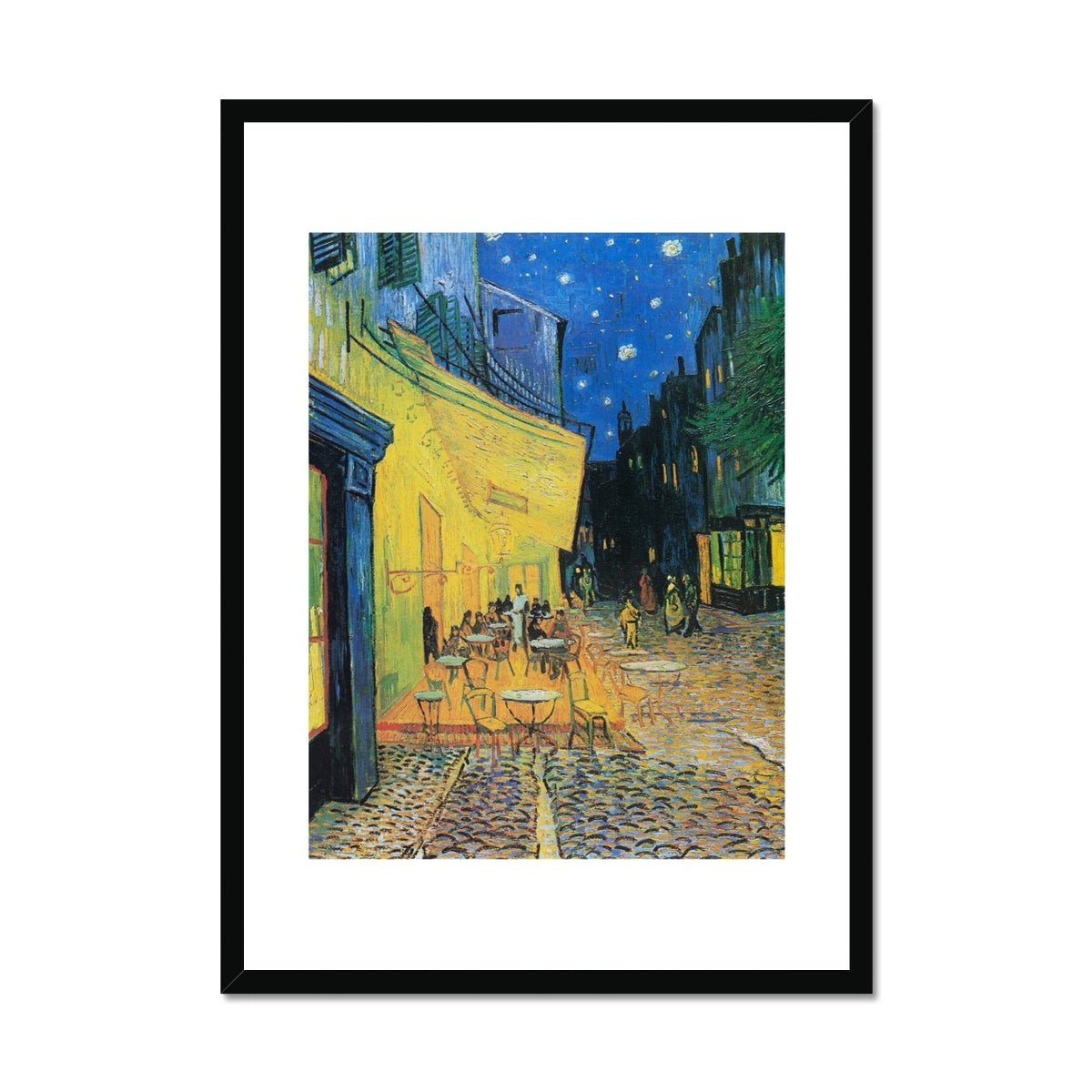 Wonky Walls - Café Terrace at Night, 1888 - Vincent van Gogh - Art Prints & Framed Canvases