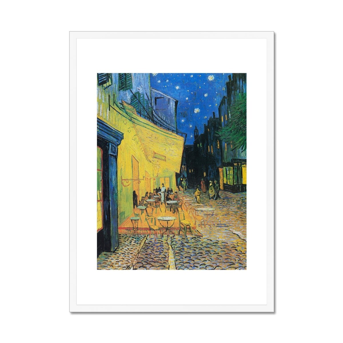 Wonky Walls - Café Terrace at Night, 1888 - Vincent van Gogh - Art Prints & Framed Canvases