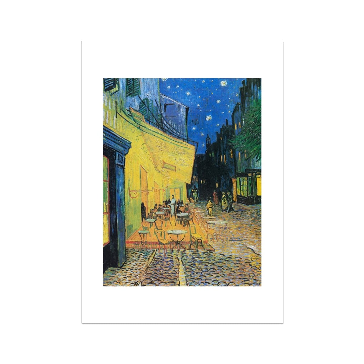 Wonky Walls - Café Terrace at Night, 1888 - Vincent van Gogh - Art Prints & Framed Canvases