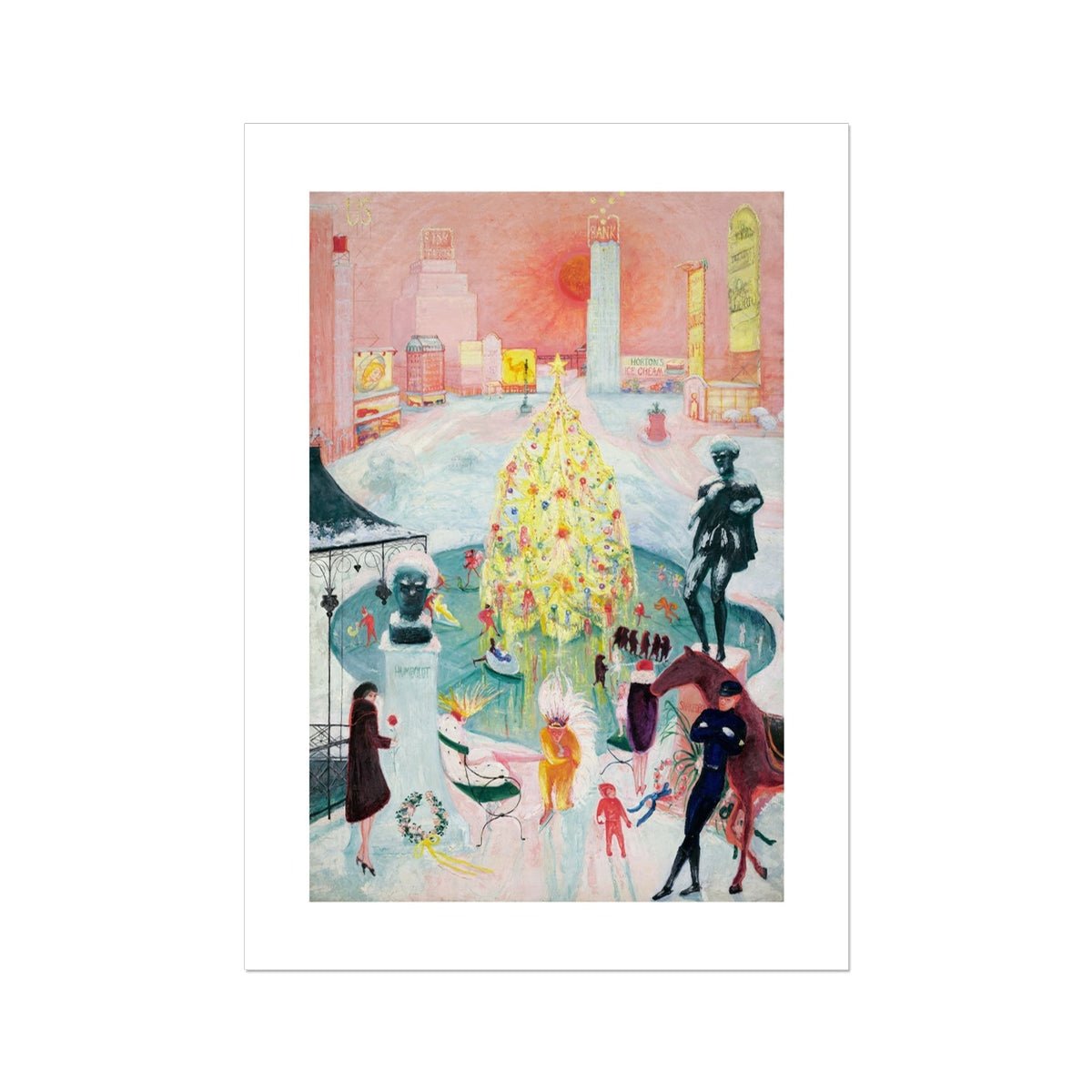 Wonky Walls - Christmas, 1930–40 - Florine Stettheimer - Art Prints & Framed Canvases