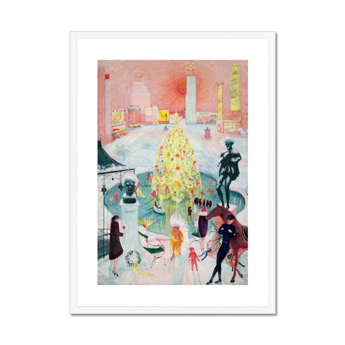 Wonky Walls - Christmas, 1930–40 - Florine Stettheimer - Art Prints & Framed Canvases