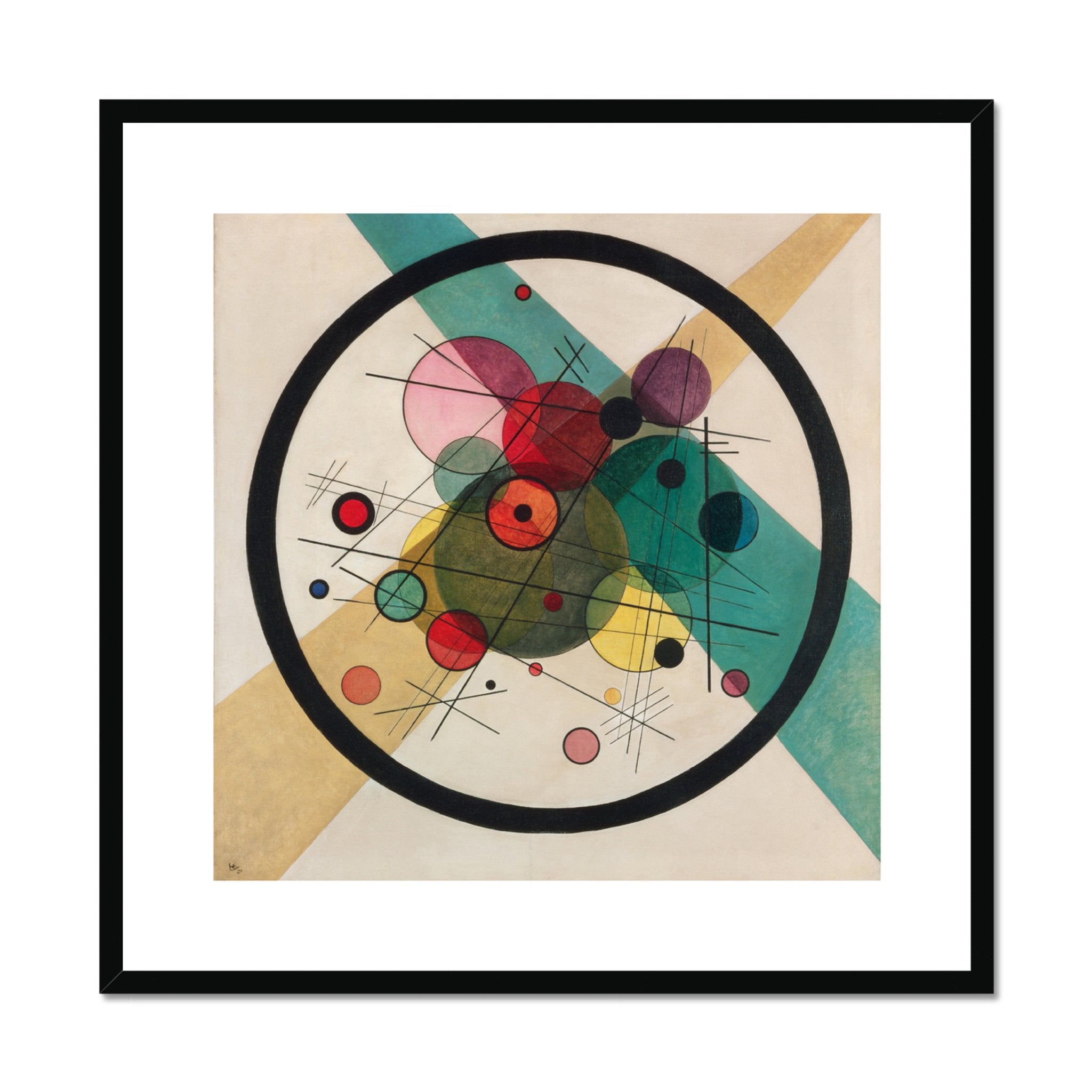 Wonky Walls - Circles in a Circle, 1923 - Wassily Kandinsky - Art Prints & Framed Canvases