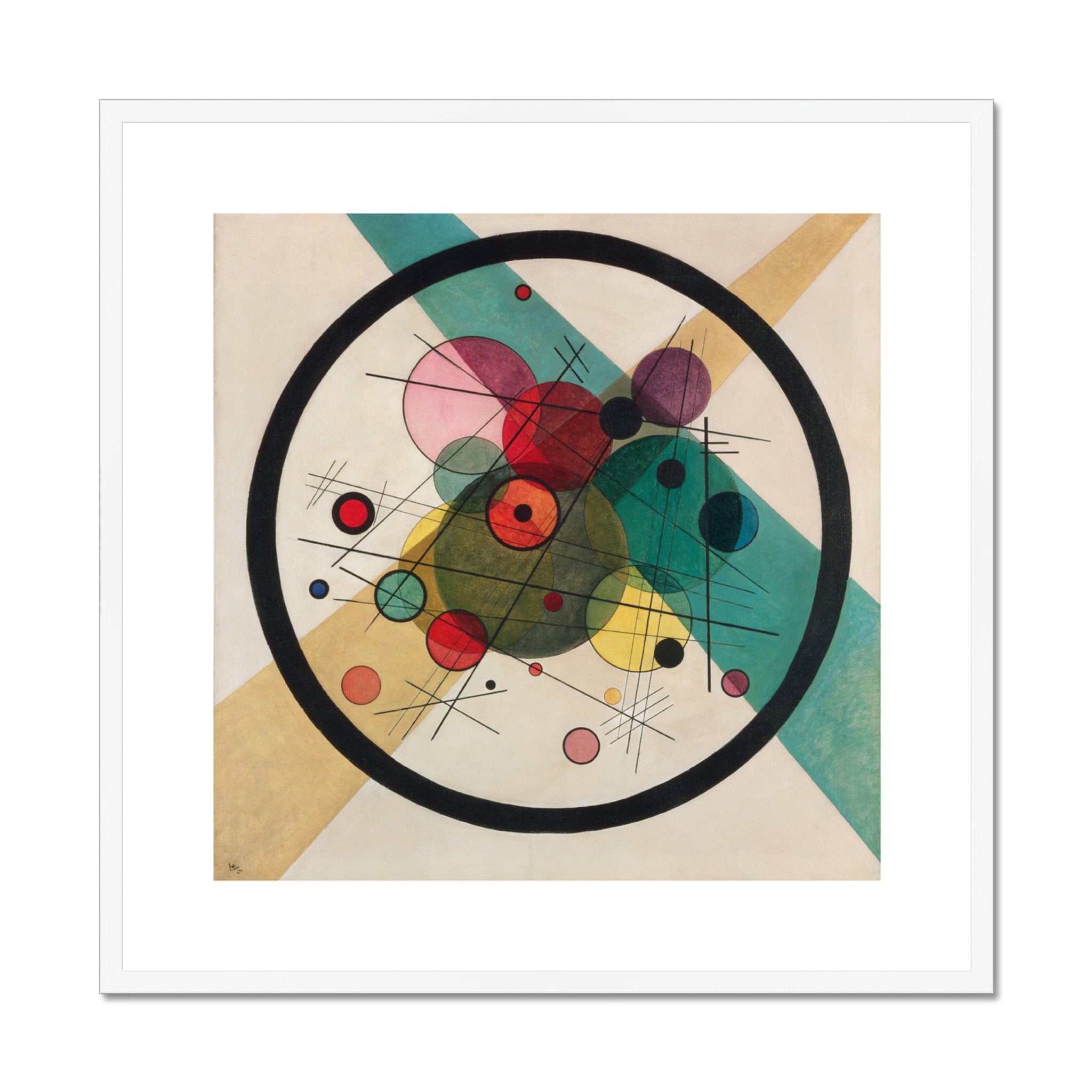 Wonky Walls - Circles in a Circle, 1923 - Wassily Kandinsky - Art Prints & Framed Canvases