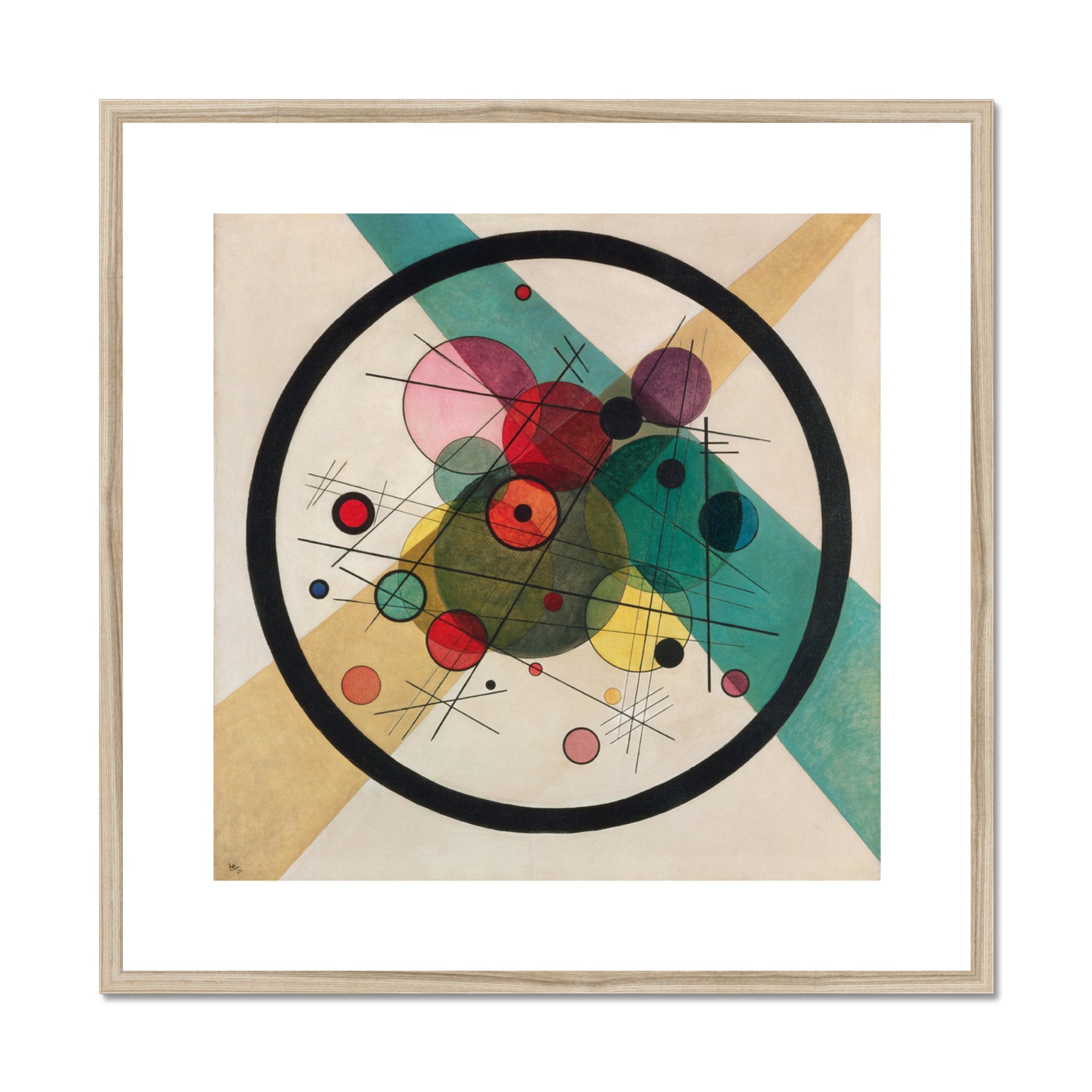 Wonky Walls - Circles in a Circle, 1923 - Wassily Kandinsky - Art Prints & Framed Canvases