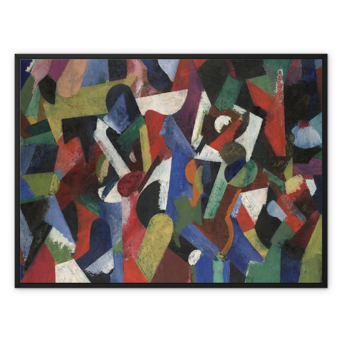 Wonky Walls - Composition V, 1916 - Framed Canvas - Patrick Henry Bruce - Art Prints & Framed Canvases