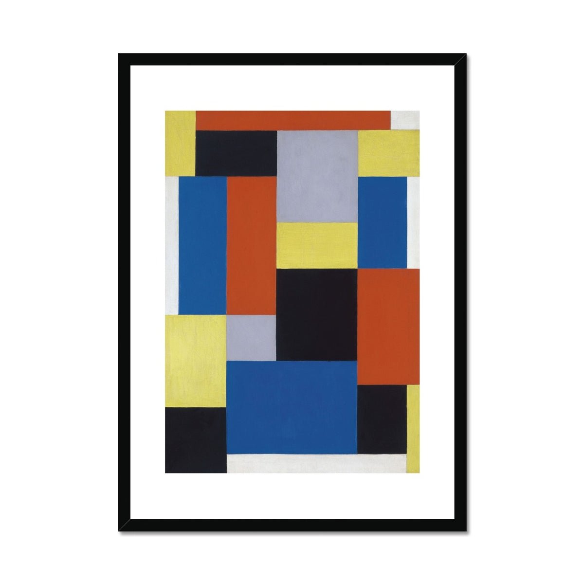 Wonky Walls - Composition XX, 1920 - Theo van Doesburg - Art Prints & Framed Canvases