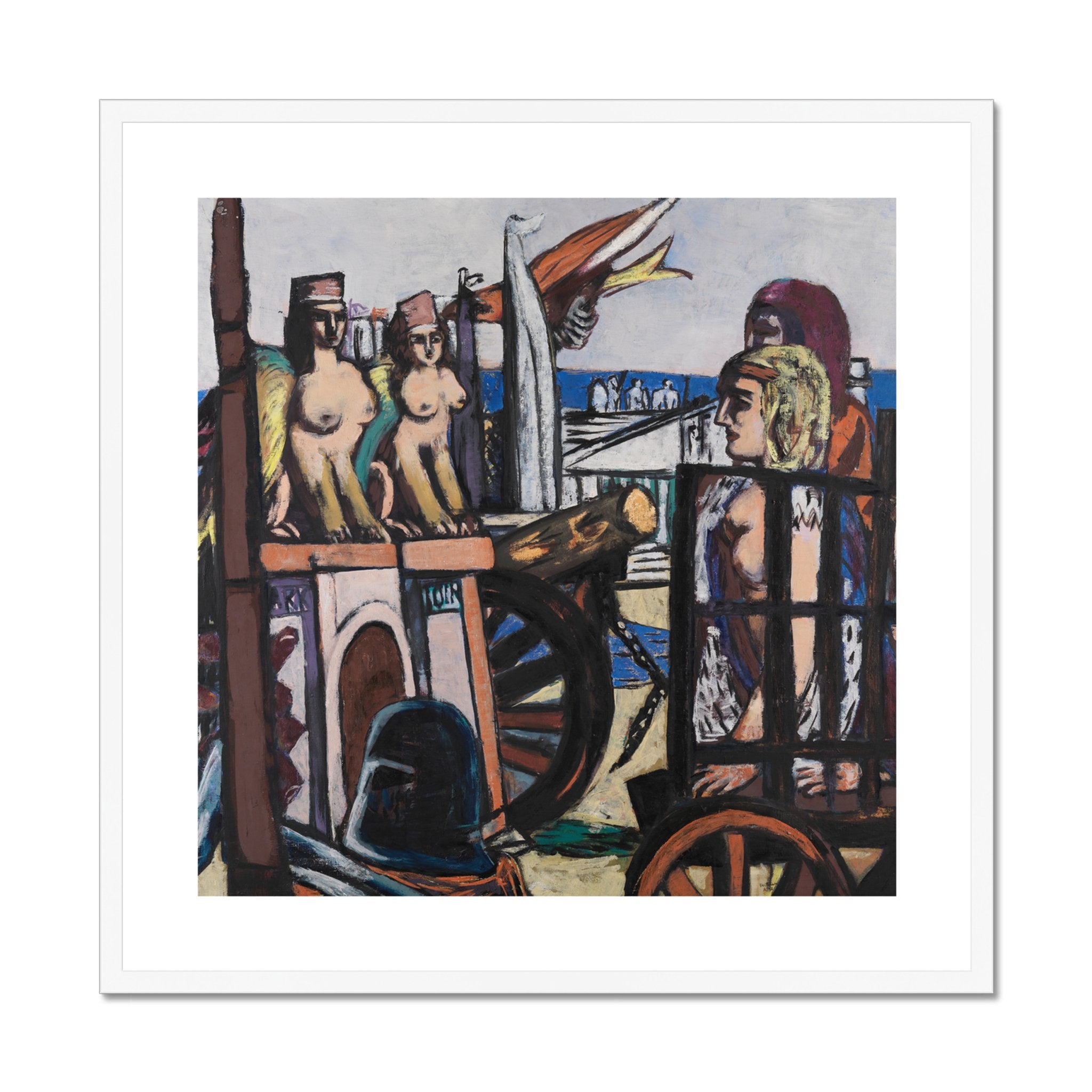 Wonky Walls - Der Abtransport der Sphinxe, 1945 - Max Beckmann - Art Prints & Framed Canvases