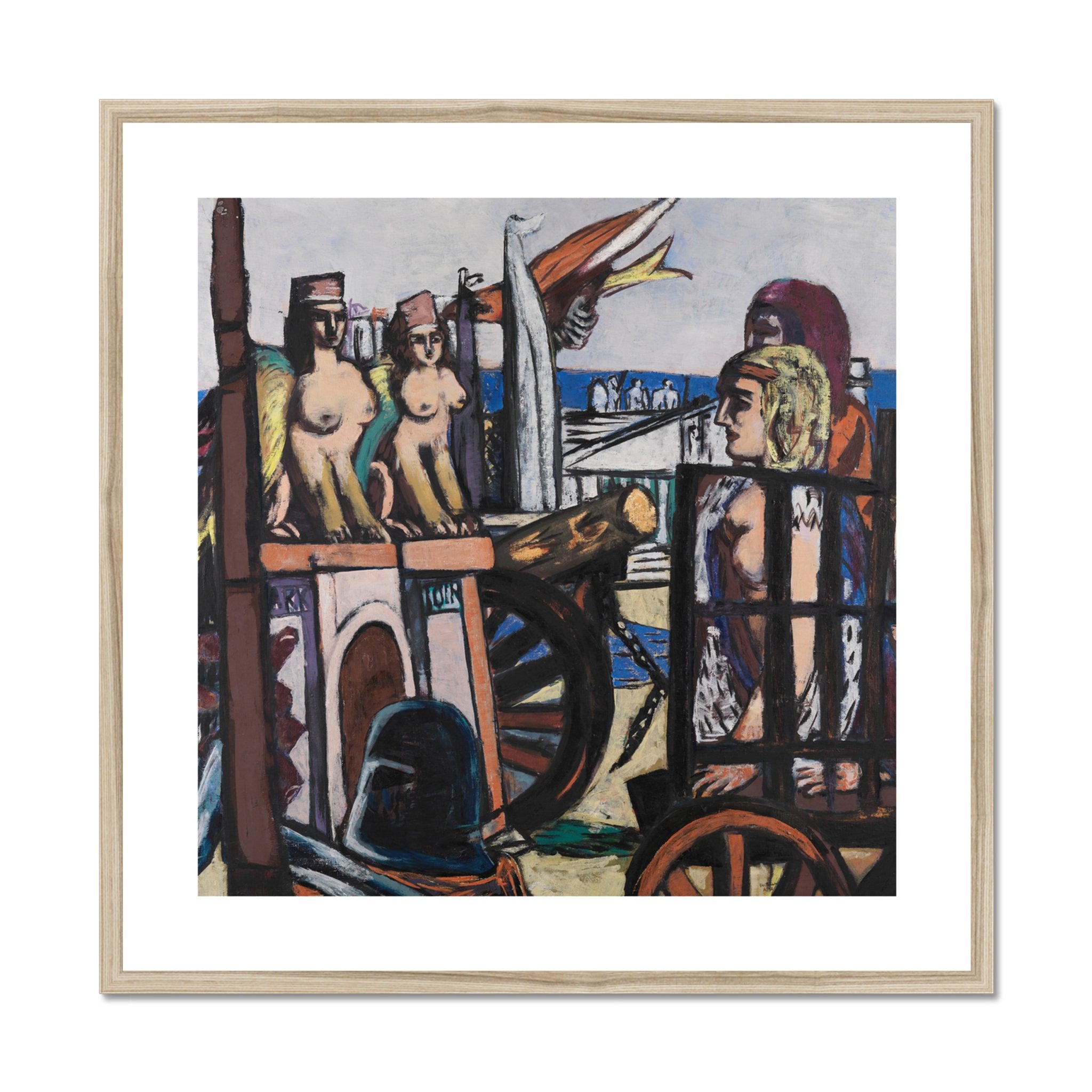 Wonky Walls - Der Abtransport der Sphinxe, 1945 - Max Beckmann - Art Prints & Framed Canvases