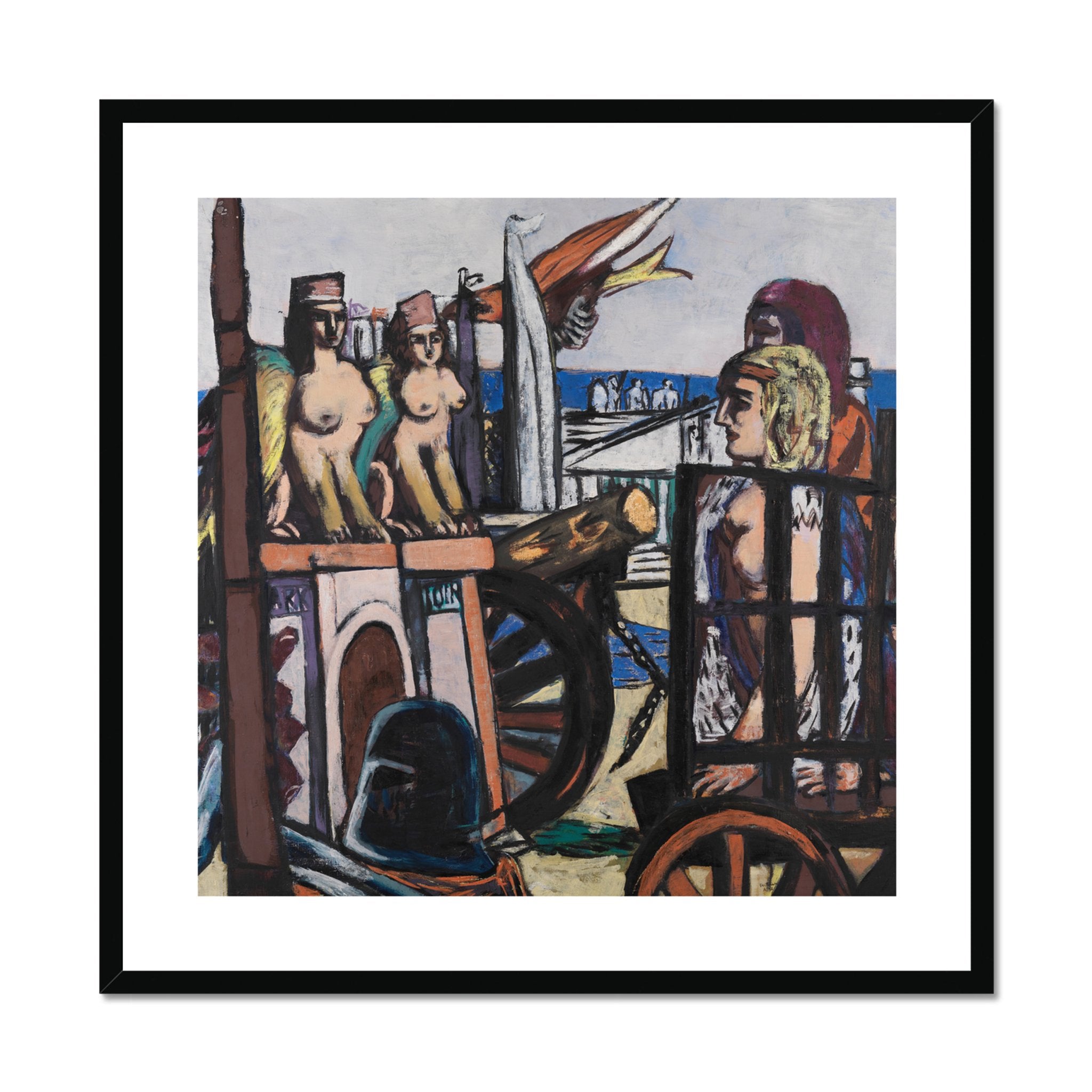 Wonky Walls - Der Abtransport der Sphinxe, 1945 - Max Beckmann - Art Prints & Framed Canvases