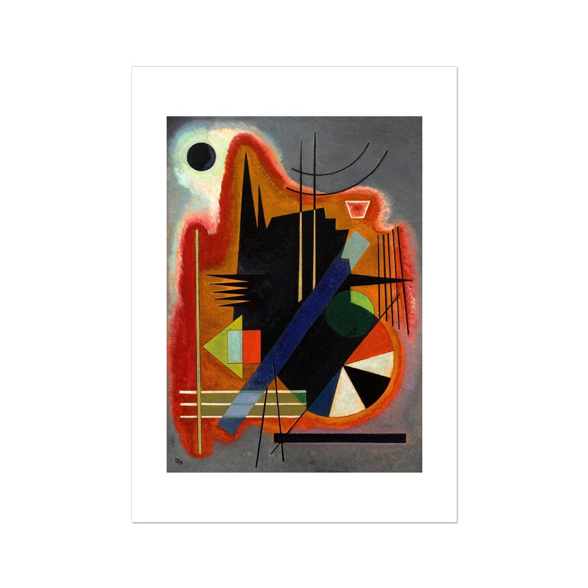 Wonky Walls - Einige Spitzen, 1925 - Wassily Kandinsky - Art Prints & Framed Canvases