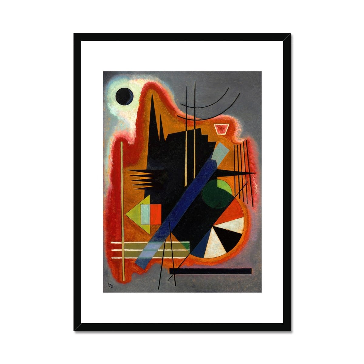 Wonky Walls - Einige Spitzen, 1925 - Wassily Kandinsky - Art Prints & Framed Canvases