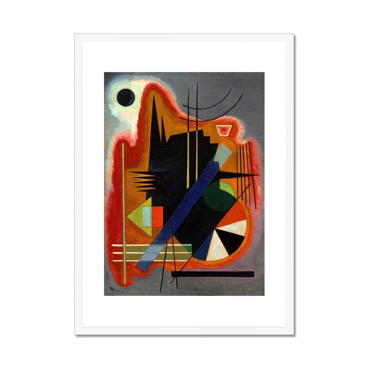 Wonky Walls - Einige Spitzen, 1925 - Wassily Kandinsky - Art Prints & Framed Canvases