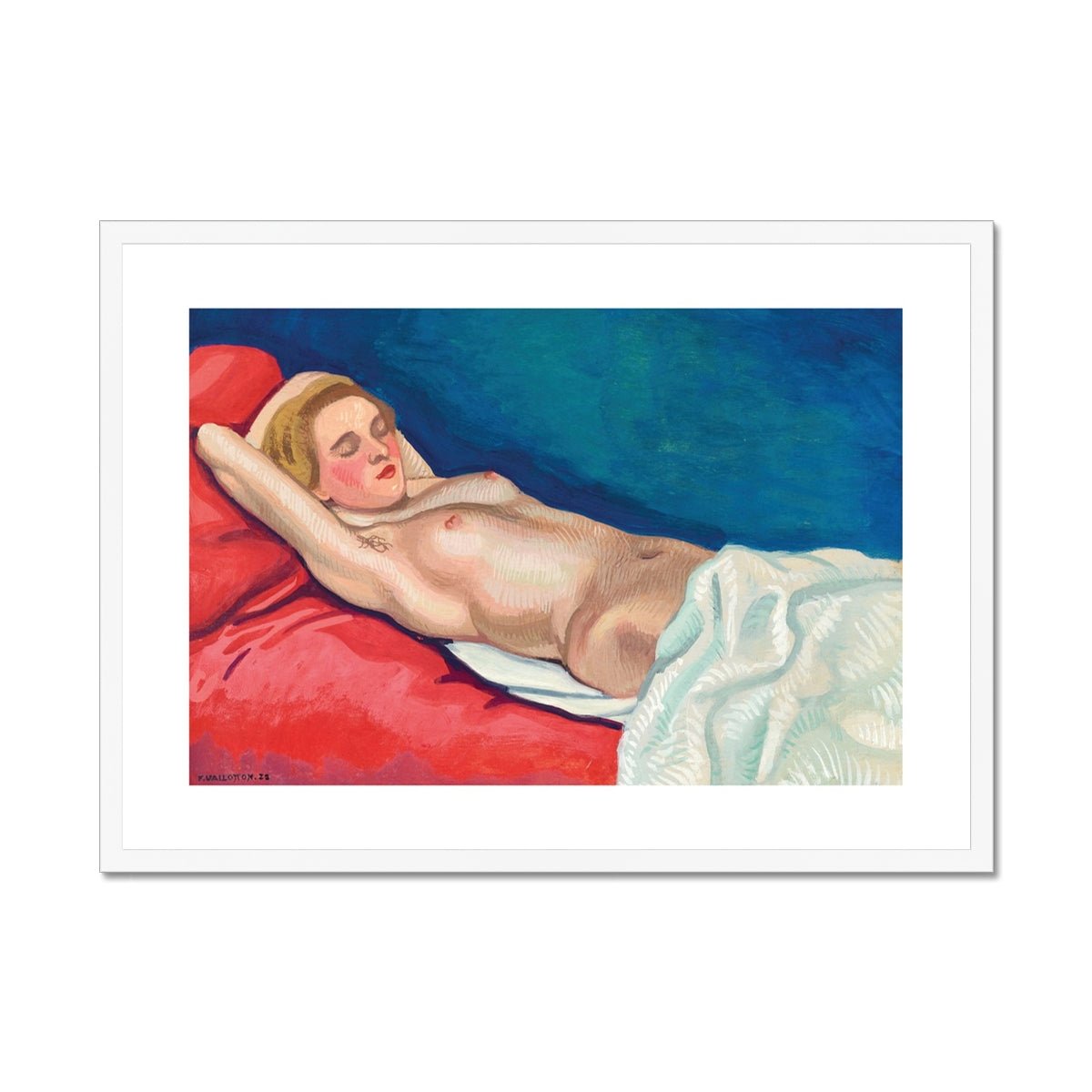 Wonky Walls - Femme, 1923 - Félix Vallotton - Art Prints & Framed Canvases