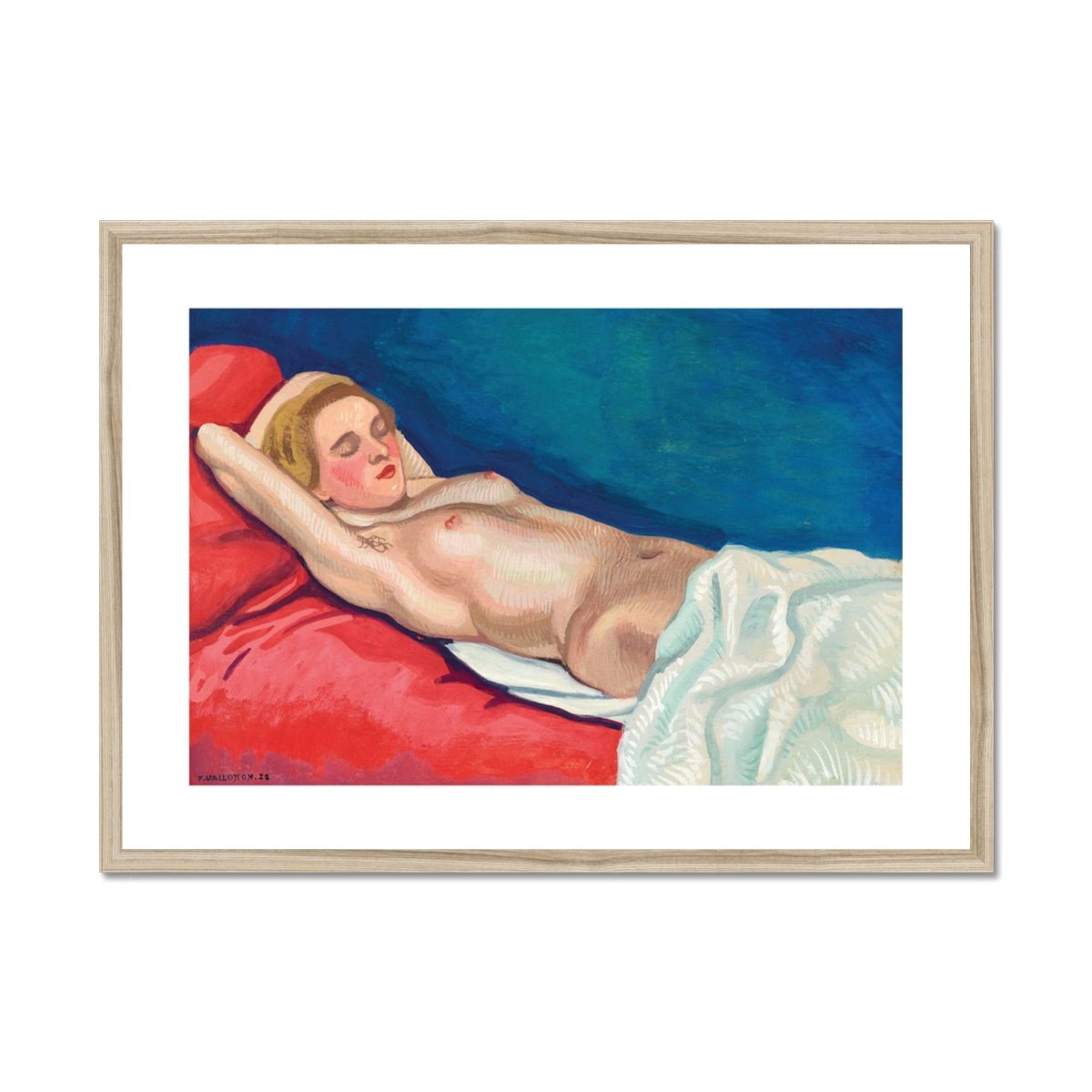 Wonky Walls - Femme, 1923 - Félix Vallotton - Art Prints & Framed Canvases