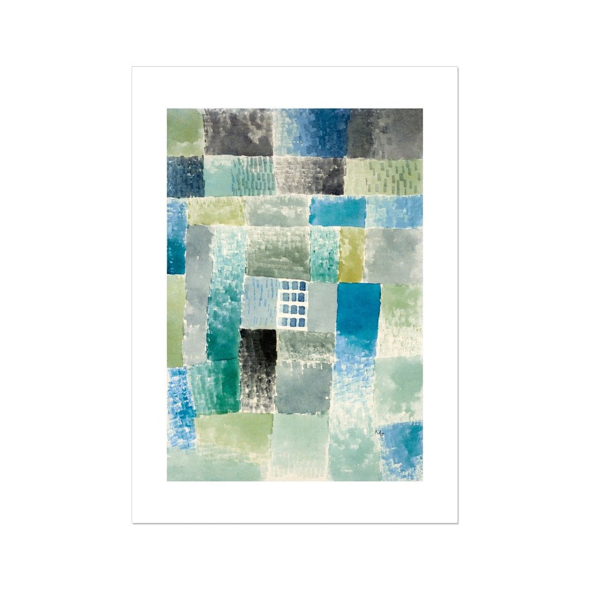 Wonky Walls - First House in a Settlement, 1926 - Paul Klee - Art Prints & Framed Canvases