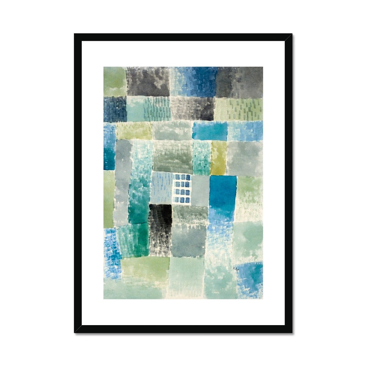 Wonky Walls - First House in a Settlement, 1926 - Paul Klee - Art Prints & Framed Canvases