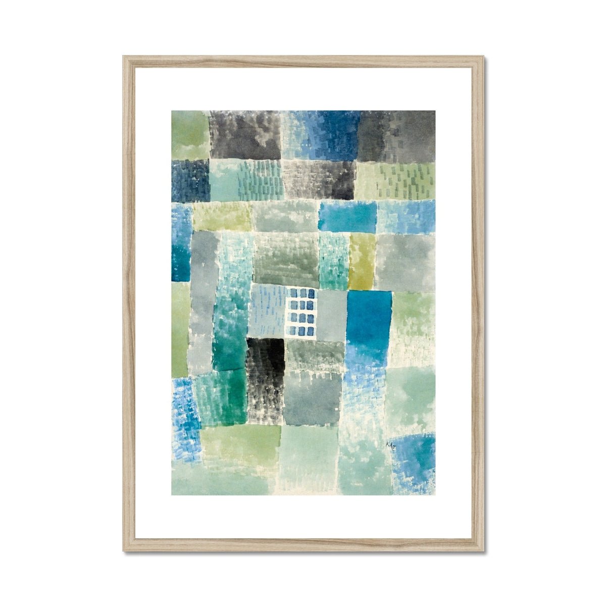 Wonky Walls - First House in a Settlement, 1926 - Paul Klee - Art Prints & Framed Canvases