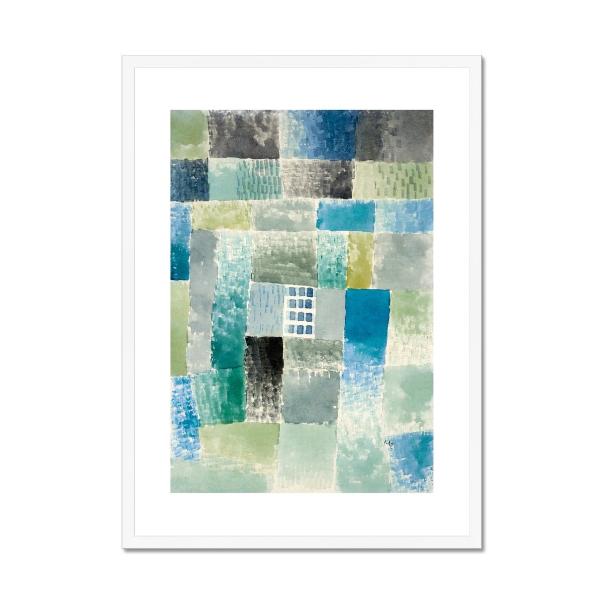 Wonky Walls - First House in a Settlement, 1926 - Paul Klee - Art Prints & Framed Canvases