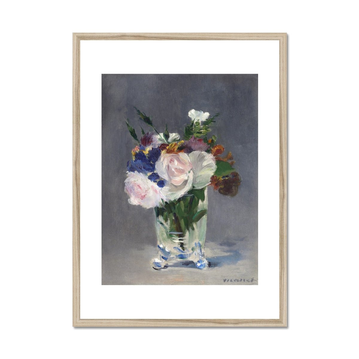 Wonky Walls - Flowers in a Crystal Vase, 1882 - Édouard Manet - Art Prints & Framed Canvases