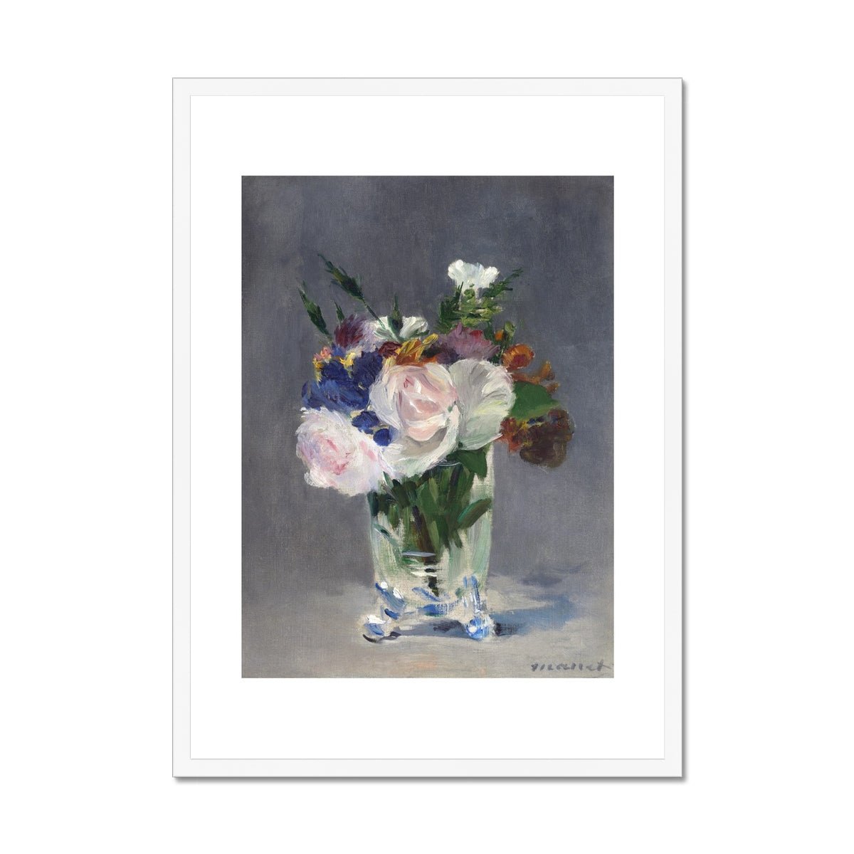 Wonky Walls - Flowers in a Crystal Vase, 1882 - Édouard Manet - Art Prints & Framed Canvases