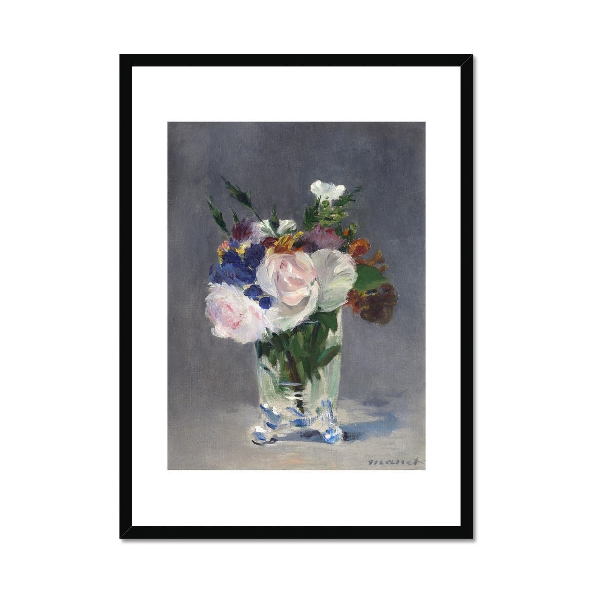 Wonky Walls - Flowers in a Crystal Vase, 1882 - Édouard Manet - Art Prints & Framed Canvases