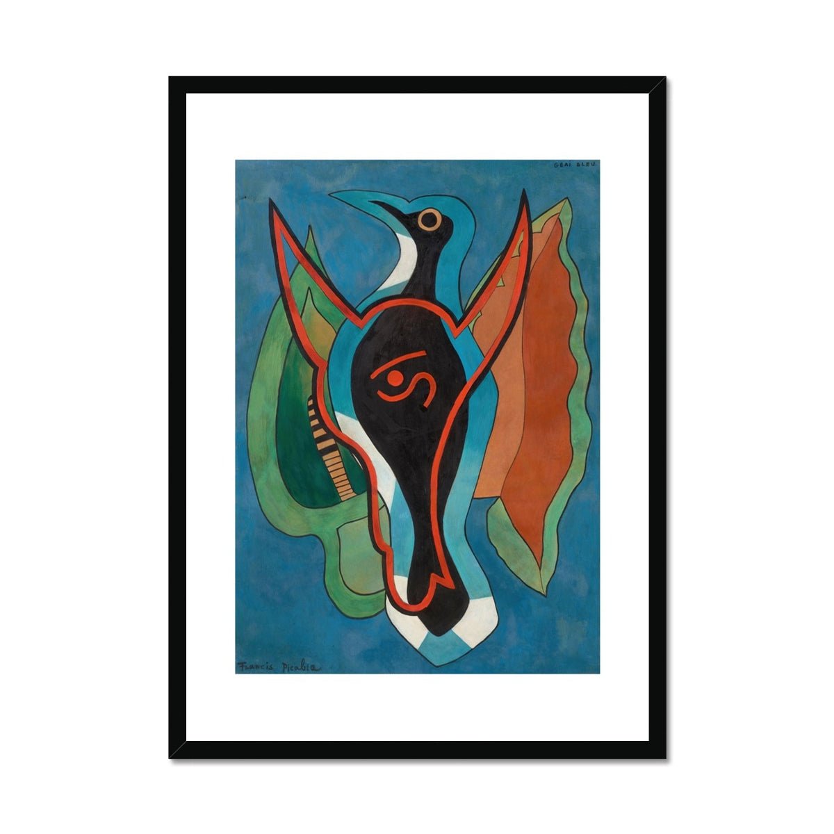 Wonky Walls - Geai bleu, 1938 - 1939 - Francis Picabia - Art Prints & Framed Canvases