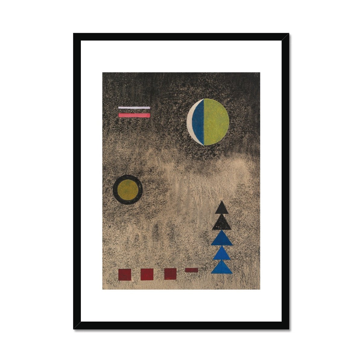 Wonky Walls - Im lockeren Schwarz, 1927 - Wassily Kandinsky - Art Prints & Framed Canvases