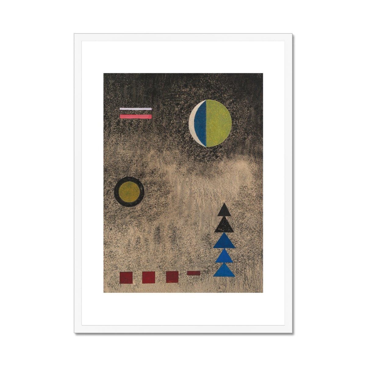 Wonky Walls - Im lockeren Schwarz, 1927 - Wassily Kandinsky - Art Prints & Framed Canvases