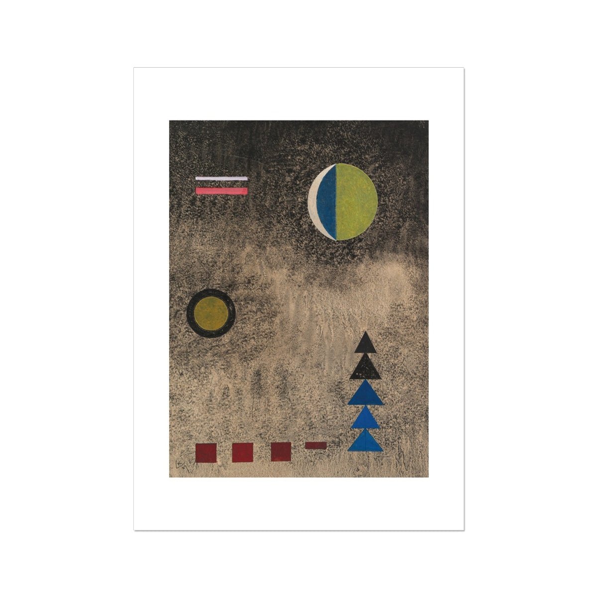 Wonky Walls - Im lockeren Schwarz, 1927 - Wassily Kandinsky - Art Prints & Framed Canvases