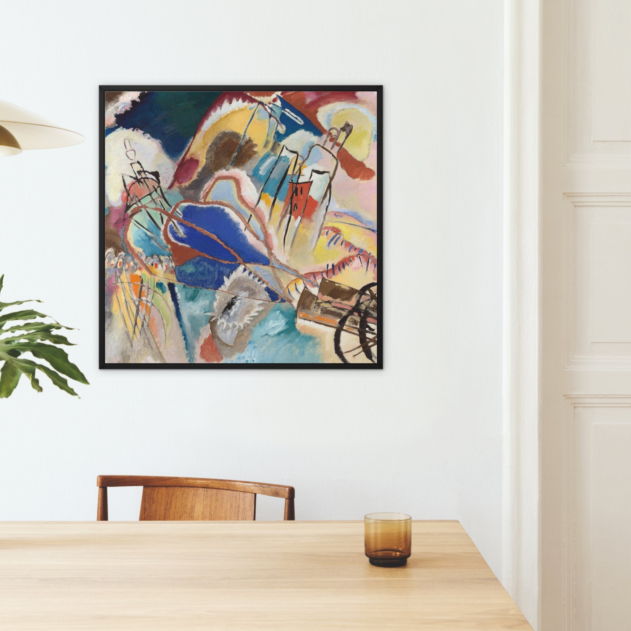 Wonky Walls - Improvisation No. 30, 1913 - Framed Canvas - Wassily Kandinsky - Art Prints & Framed Canvases