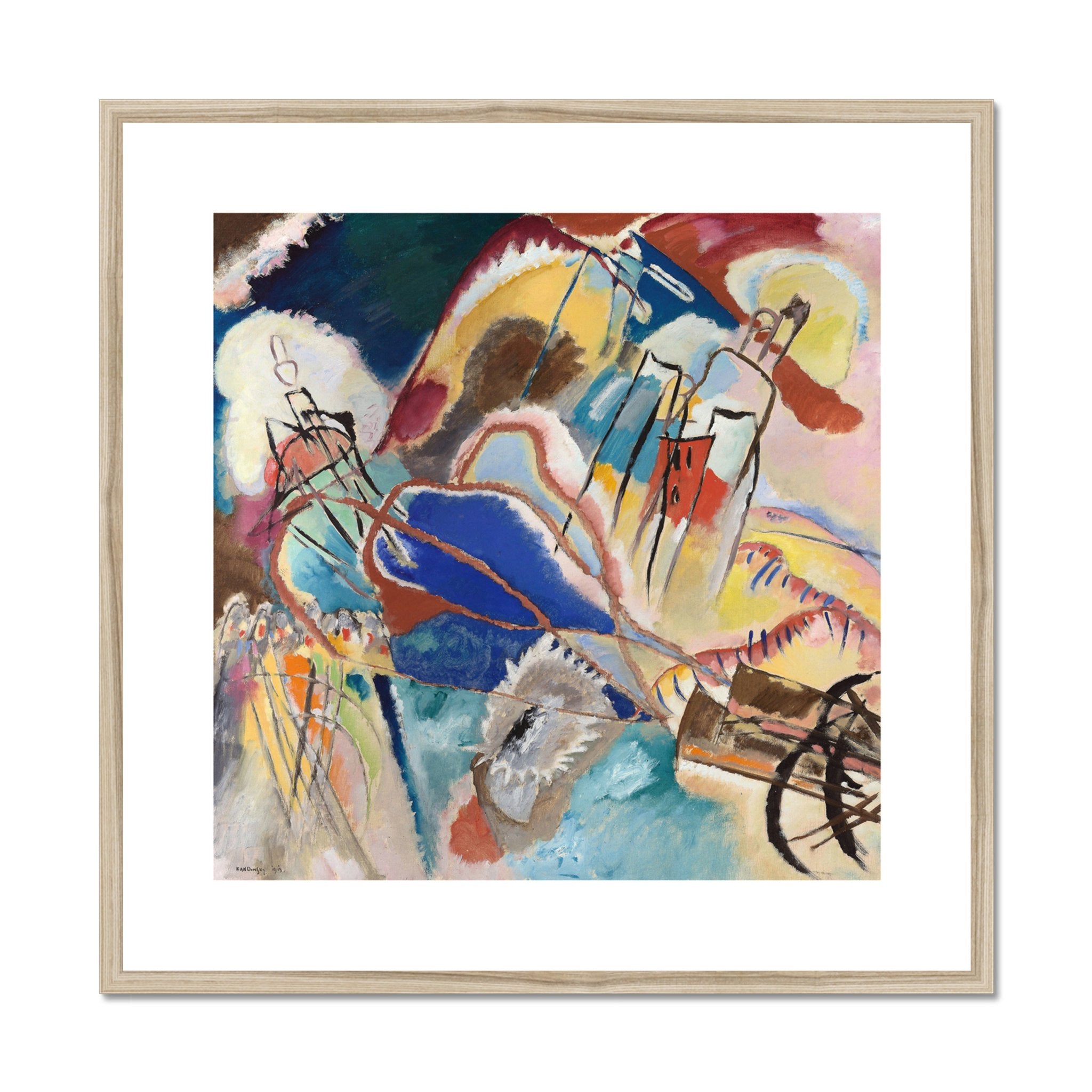 Wonky Walls - Improvisation No. 30, 1913 - Wassily Kandinsky - Art Prints & Framed Canvases