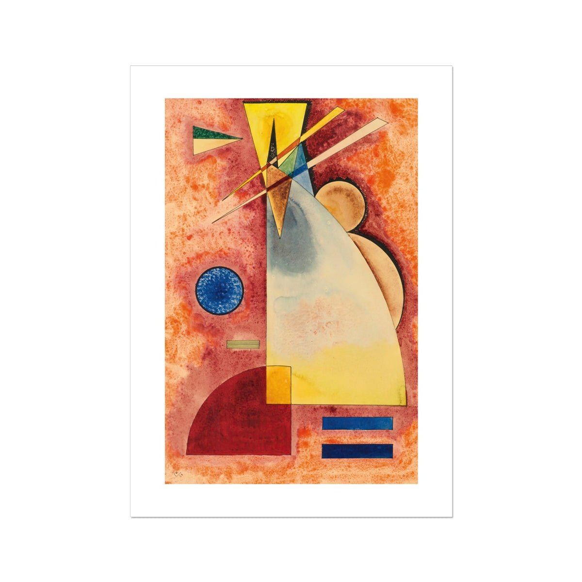 Wonky Walls - Ineinander (Intermingling), 1928 - Wassily Kandinsky - Art Prints & Framed Canvases