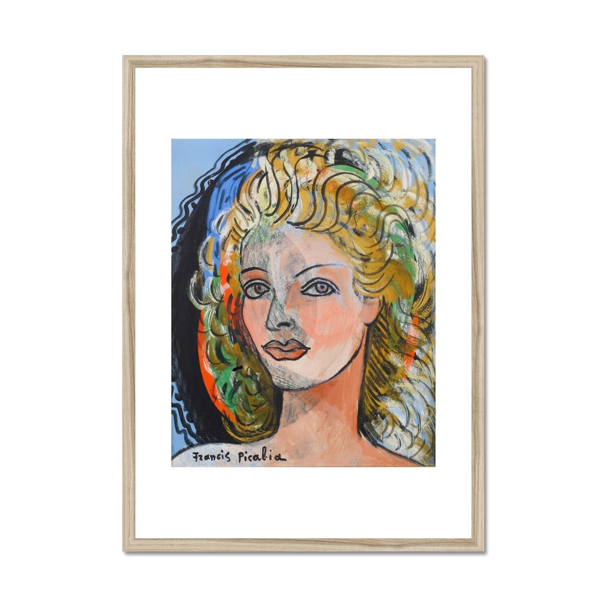 Wonky Walls - La blonde, 1940 - 1946 - Francis Picabia - Art Prints & Framed Canvases