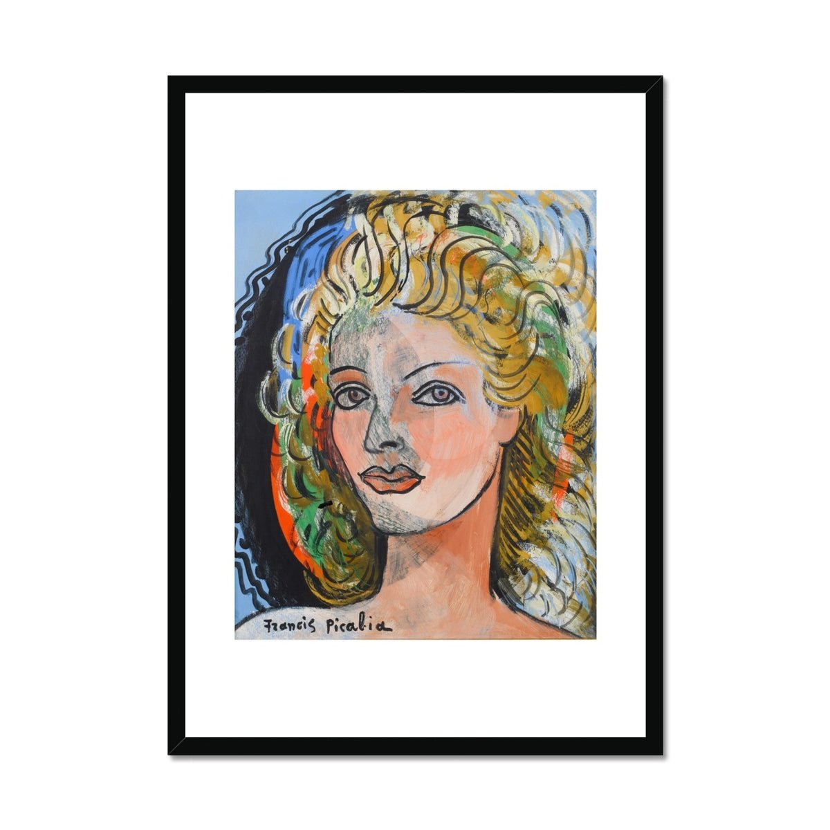 Wonky Walls - La blonde, 1940 - 1946 - Francis Picabia - Art Prints & Framed Canvases