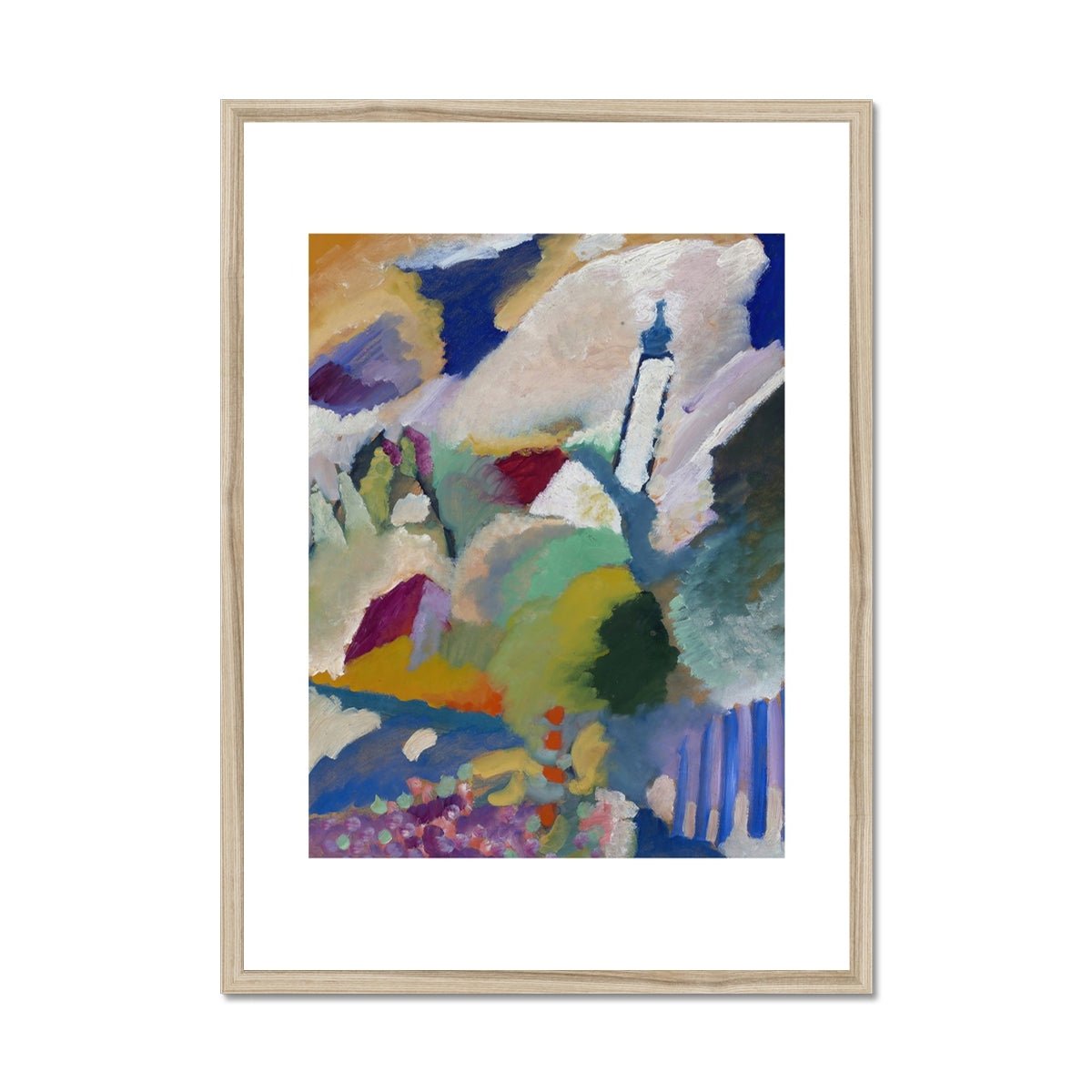 Wonky Walls - Murnau with Church I, 1910 - Wassily Kandinsky - Art Prints & Framed Canvases