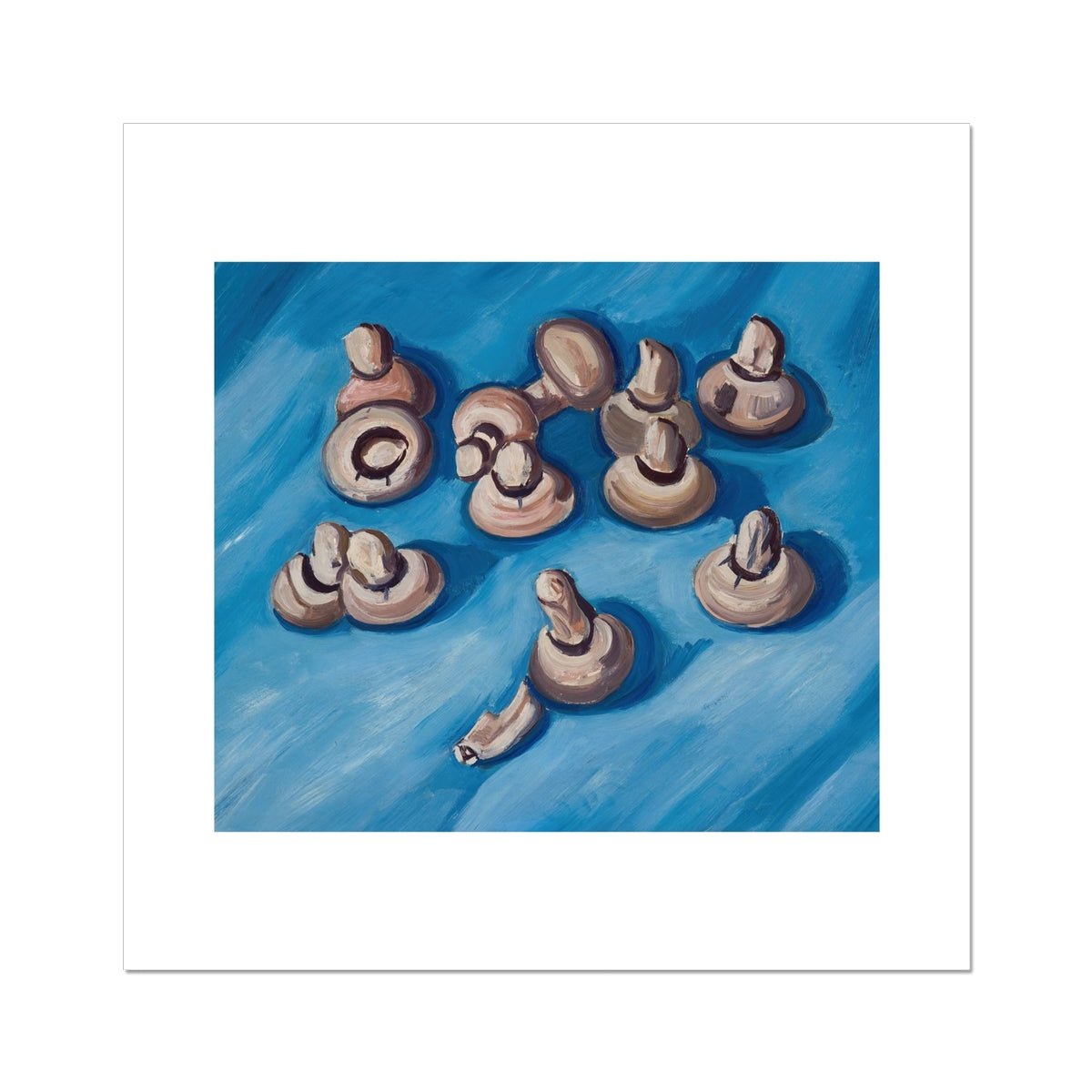 Wonky Walls - Mushrooms on a Blue Background, 1926 - Marsden Hartley - Art Prints & Framed Canvases