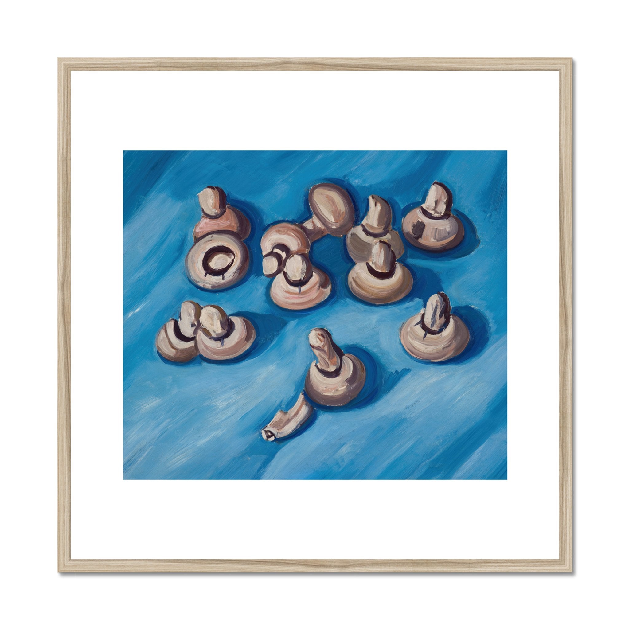 Wonky Walls - Mushrooms on a Blue Background, 1926 - Marsden Hartley - Art Prints & Framed Canvases