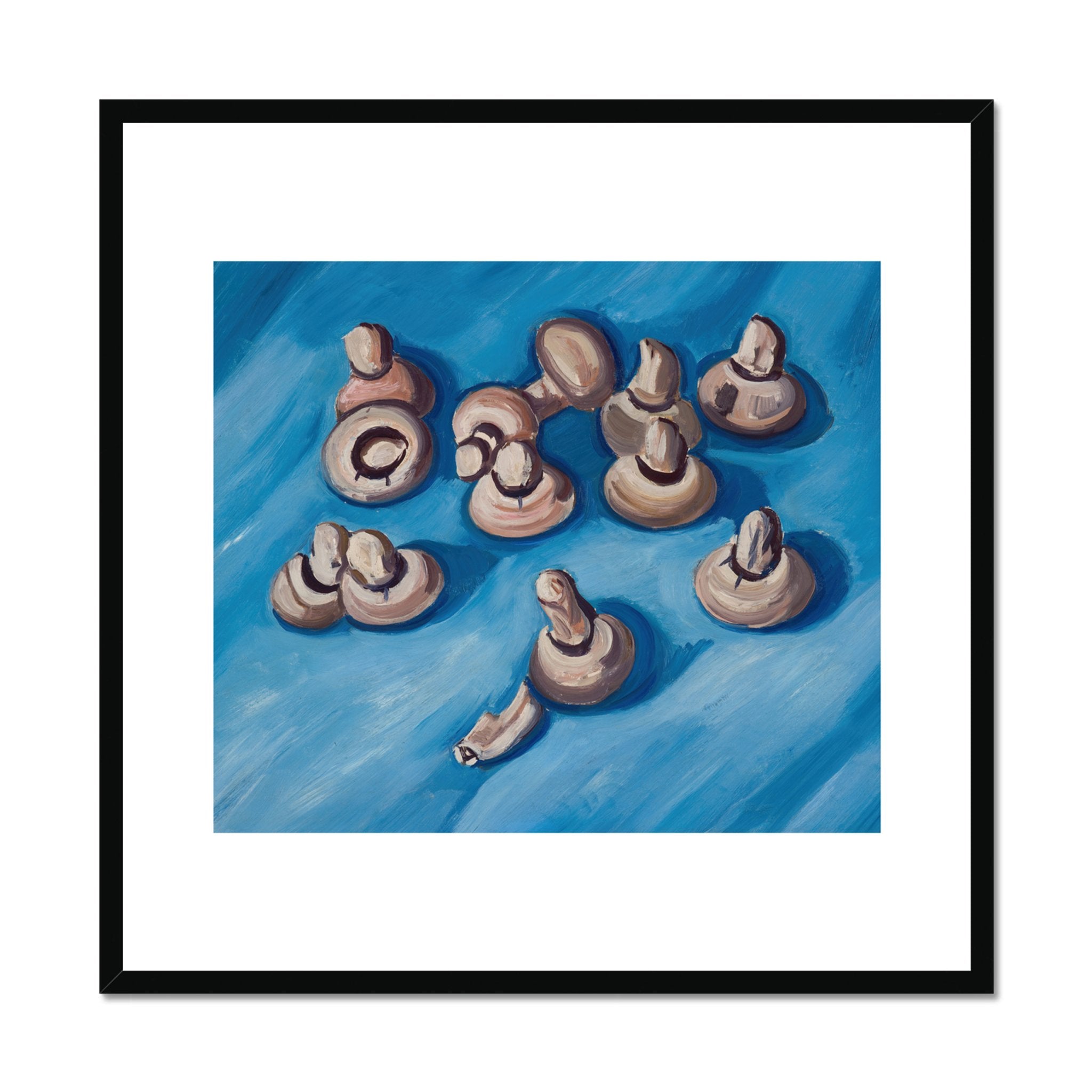 Wonky Walls - Mushrooms on a Blue Background, 1926 - Marsden Hartley - Art Prints & Framed Canvases