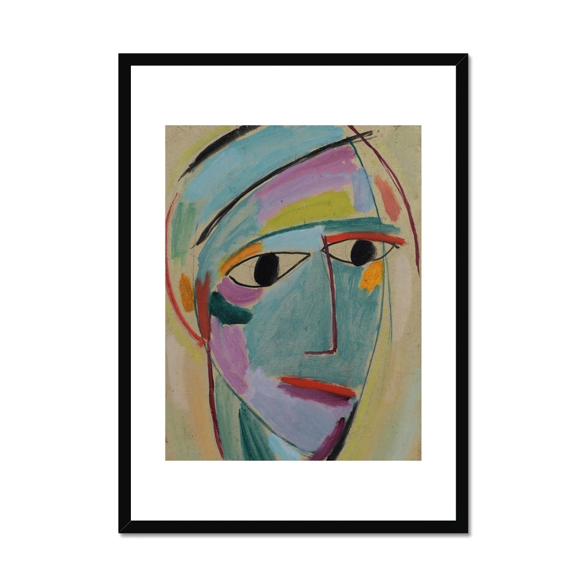 Wonky Walls - Mystical Head, 1917 - Alexej von Jawlensky - Art Prints & Framed Canvases