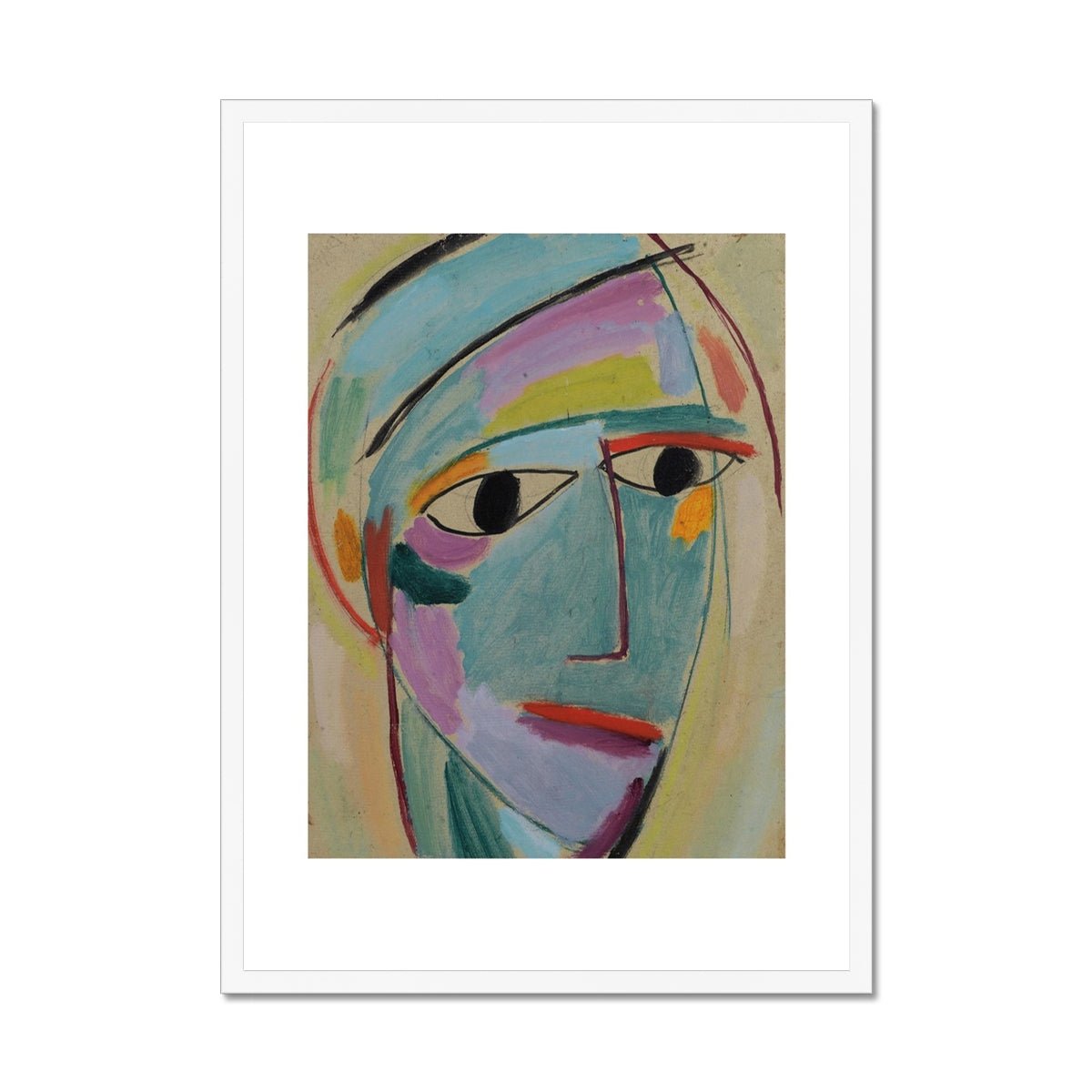 Wonky Walls - Mystical Head, 1917 - Alexej von Jawlensky - Art Prints & Framed Canvases